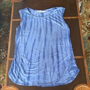 Athleta Blue Sleeveless Muscle Tee